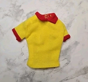 2001 Barbie McDonald's Fun Time! 29395 Yellow Polo Shirt Top - Picture 1 of 4
