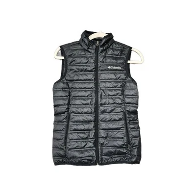 Columbia Women's Flash Forward Black Full Zip Down Vest XS - Image 1 of 4
