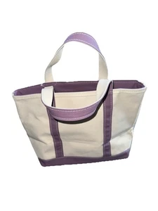 Neu mit Etikett L.L. Bean Medium Zip Top Bootstasche in Natural/Mauve Online ausverkauft - Bild 1 von 7