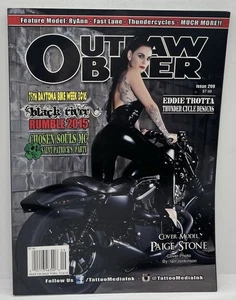 2016 Outlaw Biker Motorcycle Magazine Issue 209 Adult Content - Picture 1 of 2