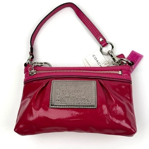 Bolso de hombro bandolera de moda COACH brillo líquido amapola margarita baya F20017 - Imagen 1 de 11