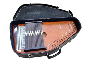 Oscar Schmidt Autoharp 36 String 15 Chord Wooden Harp With Case - Picture 1 of 12