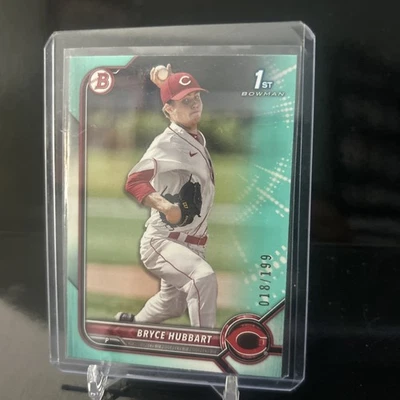 2022 Bowman Draft - Bryce Hubbart #BD-17 Aqua /199 (RC) - Image 1 of 2