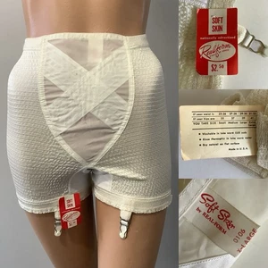 Vintage Soft Skin By Realform Girdle w/ Garters Deadstock Mint w/ Tag Size Large - Picture 1 of 14