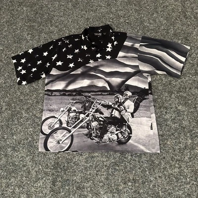 Dragonfly Shirt Men's XXXL Easy Rider Peter Fonda Motorcycle Stars Stripes USA  - Image 1 of 4