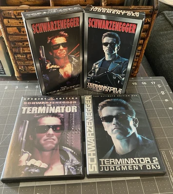 Terminator 1 & 2 - Limited Edition VHS + Special Edition & Ultimate Edition DVD - Image 1 of 4