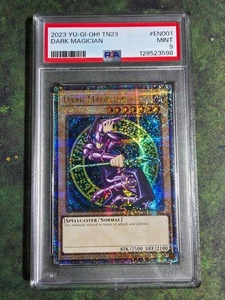 YU-GI-OH 2023 TN23 DARK MAGICIAN QUARTER CENTURY RARE #EN001 PSA 9 - Picture 1 of 1