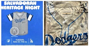 XL - 2024 Salvadoran Heritage Dodgers Jersey Promo SGA * * * SIZE XL * * * - Picture 1 of 4