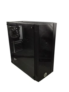 Cyberpower PC C Series Computer Case, w/Fans, Black & Glass ET8680-16385 - Picture 1 of 8