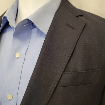 J Crew blazer mens 36S navy Ludlow Slim 55% wool 45% cotton American Wool H2794 - Image 1 of 4