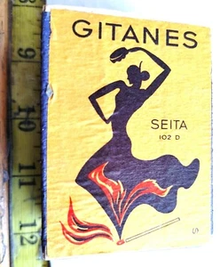 GITANES SEITA 102 D WOODEN MATCHBOX {L5} - Picture 1 of 5