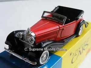 MERCEDES BENZ 540K 1:43 GRÖSSE ROT OFFENES DACH CABRIO SOLIDO TYP Y0675J^*^ - Bild 1 von 6