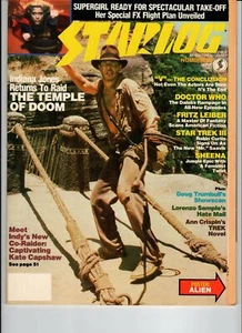 STARLOG #83 6/84 Harrison Ford INDIANA JONES Sheena V Alien STAR TREK Doctor Who - Imagen 1 de 1