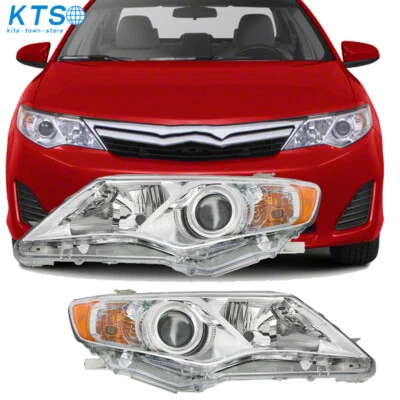 Faróis projetores de substituição esquerda+direita para Toyota Camry 2012-2014 - Imagem 1 de 4