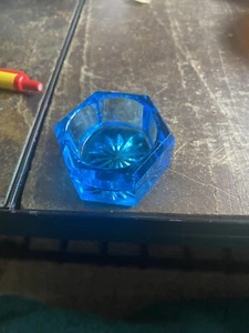 Rare blue hexagon salt lick 1” - Picture 1 of 3