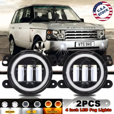 Par de lâmpadas de farol de neblina parachoque dianteiro para Land Rover Discovery LR3 Range Rover Sport - Imagem 1 de 4