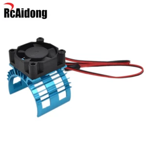 Aluminum Cooling Fans w/Cover Motor Heatsink for Tamiya TT01 TT-02 TT02S HSP HPI - Picture 1 of 8