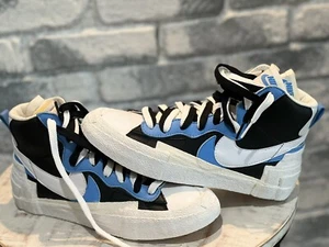 Größe 6,5 - Nike Blazer Mid x Sacai schwarz blau 2019 brandneue Sneaker - Bild 1 von 5