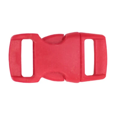 Hebillas de liberación lateral contorneadas de 3/8" en colores Asst incluyendo GID transparente neón Foto 1 de 4