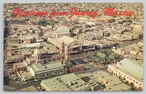 Postal Vista Aérea Juárez México - Imagen 1 de 2