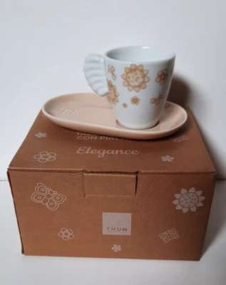 THUN  1 Tazzina caffè con piattino Elegance - Caffè al volo - Conad 2024 maclama - Immagine 1 di 4
