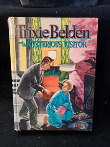 Trixie Belden and the Mysterious Visitor Vtg Whitman HC 1954 Julie Campbell - Imagen 1 de 3