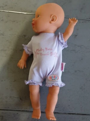 Zapf Creation, Poupée,  Poupon, Little Baby born nageur 33 cm, 2000 TBE  - Photo 1/4