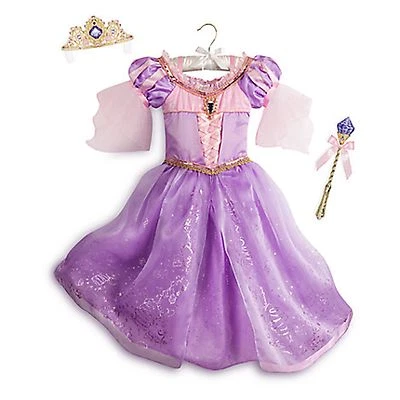 Disney Store Rapunzel Deluxe Princess Interactive Light Up Costume Tiara Wand  - Image 1 of 3