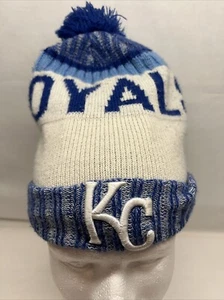 Cappello berretto Kansas City Royals New Era MLB KC baseball inverno pom berretto polsino #1 NT - Foto 1 di 5