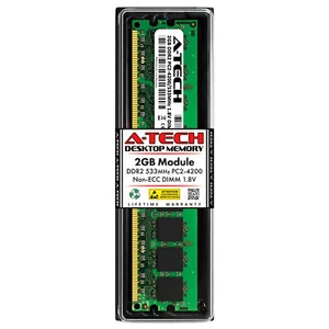Kingston KFJ-FPC165/2G A-Tech Equivalent 2GB DDR2 533Mhz 4200 Desktop Memory RAM - Picture 1 of 2