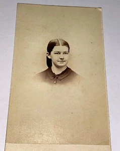Rare Antique American Civil War Beautiful Woman! Illinois CDV Photo! Dated 1863! - Picture 1 of 5