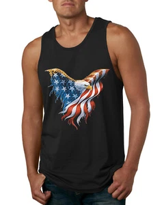 American Flag Eagle Men Tank Top - Picture 1 of 12