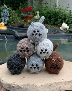 Handgefertigte gehäkelte Laib Katze Amigurumi - 6 Farben zur Auswahl - Bild 1 von 8