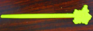 Yellow Swizzle Stick from Normandie - Picture 1 of 3
