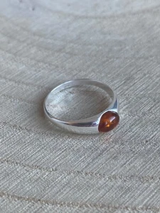 Anello Vintage Zirconi Cubici Taglia O R1/2 T1/2 Argento Sterling 925 Fiore Placcato - Foto 1 di 6