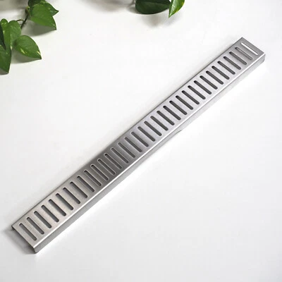 WITEN&NOCK Abdeckung für Duschrinne Ersatztei Edelstahlrost Bodenablauf gemustere Streifen