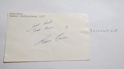 Ross Case signed Postcard TENNIS - Image 1 of 3