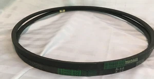 Cinturones Tindall Three Five A-46 Matset V-Belt Negro Taiwán Nuevo Lote de 2 - Imagen 1 de 8