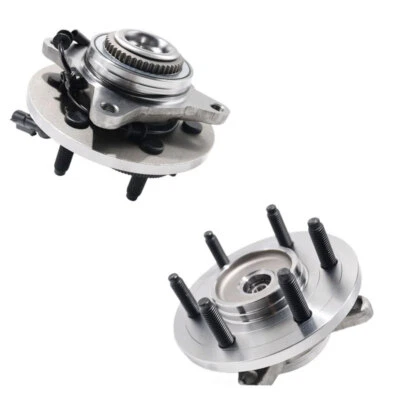 Pair 4WD Front Wheel Bearing Hub For 2004-2008 Ford F-150 Lincoln Navigator - Image 1 of 4