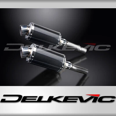 Ducati Monster 620 2002-2006 Delkevic Slip On 9" Oval Carbon Exhaust Muffler Kit - Image 1 of 4