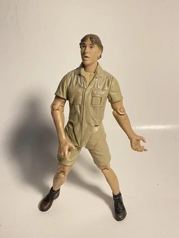 The Crocodile Hunter Steve Irwin Snake Rescue original Action Figure rare Cover