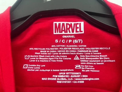 Marvel Spiderman Rojo Santa Camiseta Niños Talla S L XL XXL Spidey Foto 1 de 4