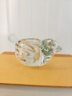 Indiana Glass Crystal Bird Tealight Votive Holder Shelf Mantle Home Decor 6" L