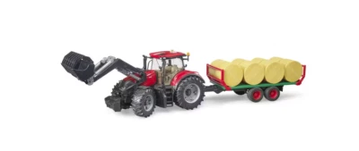 Bruder U03198 Case IH Optum 300 CVX Tractor With Trailer Agriculture 1:16 Scale - Image 1 of 3