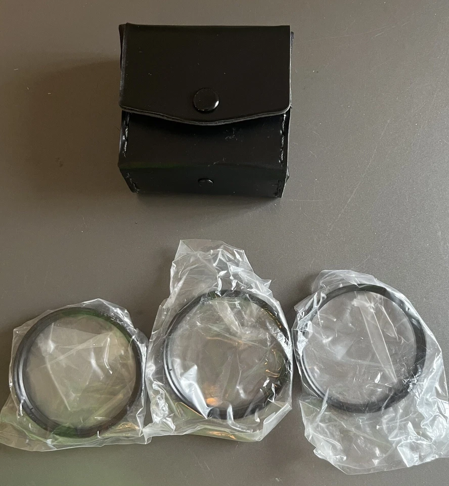 Tiffen 52mm Close-Up +1 +2 +4 Lens Filter Kit with Case - Image 1 of 1