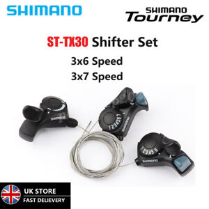 Shimano Tourney SL-TX30 Thumb Gear Shifter 3/6/7/18/21 Speed Bike Shift Set MTB