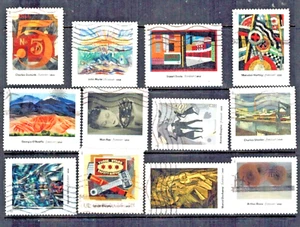 Estampillas de Estados Unidos: 2013 arte moderno en América, SC 4748 a-l (12), fuera de papel - Imagen 1 de 1