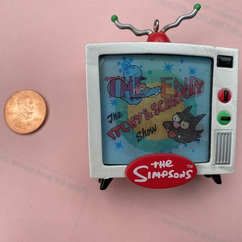 VTG RARE Simpsons Action Figure Television TV The Itchy & Scratchy Show! Works Cover