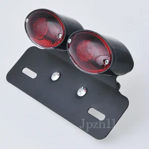10W/5W bulb Motorcycle Quad ATV Brake Running License Plate Tail Light Universal - Imagen 1 de 7