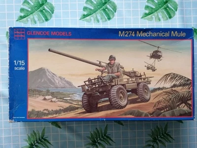 GLENCOE MODEL 1/15 M274 MECHANICAL MULE w 105mm ITEM N° 05401 - Immagine 1 di 4